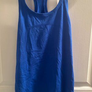 lululemon blue swiftly tech racerback tank top